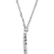 Picture of 0.13 Total Carat Letter Round Diamond Necklace