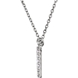 Picture of 0.17 Total Carat Letter Round Diamond Necklace