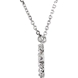 Picture of 0.17 Total Carat Letter Round Diamond Necklace