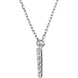 Picture of 0.13 Total Carat Letter Round Diamond Necklace