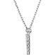 Picture of 0.13 Total Carat Letter Round Diamond Necklace