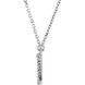 Picture of 0.10 Total Carat Letter Round Diamond Necklace