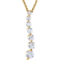 Picture of 0.50 Total Carat Classic Round Diamond Necklace
