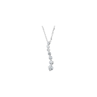 Picture of 0.50 Total Carat Classic Round Diamond Necklace