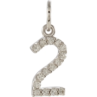 Picture of 0.07 Total Carat Numeric Round Diamond Pendant