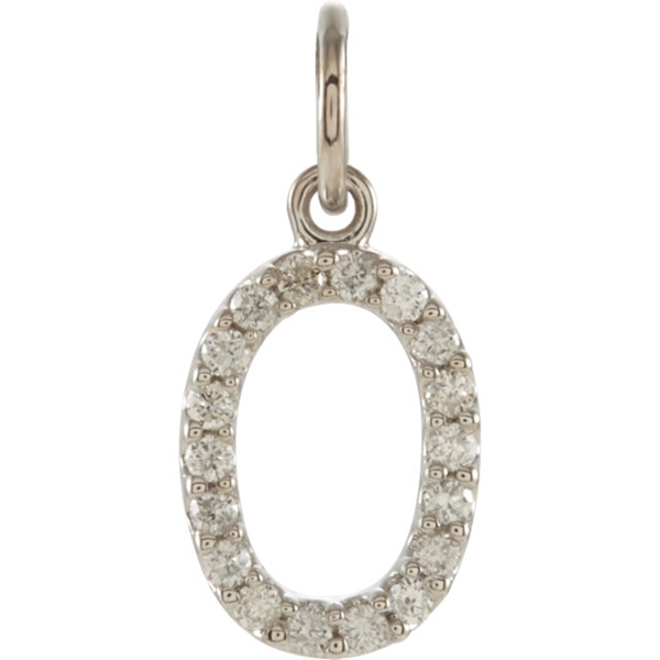 Picture of 0.08 Total Carat Numeric Round Diamond Pendant