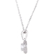 Picture of 0.50 Total Carat Halo Round Diamond Necklace