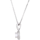 Picture of 0.62 Total Carat Halo Round Diamond Necklace