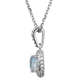 Picture of 0.25 Total Carat Designer Round Diamond Necklace