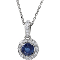 Picture of 0.25 Total Carat Designer Round Diamond Necklace