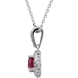 Picture of 0.25 Total Carat Designer Round Diamond Necklace