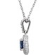 Picture of 0.25 Total Carat Designer Round Diamond Necklace