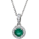 Picture of 0.25 Total Carat Designer Round Diamond Necklace