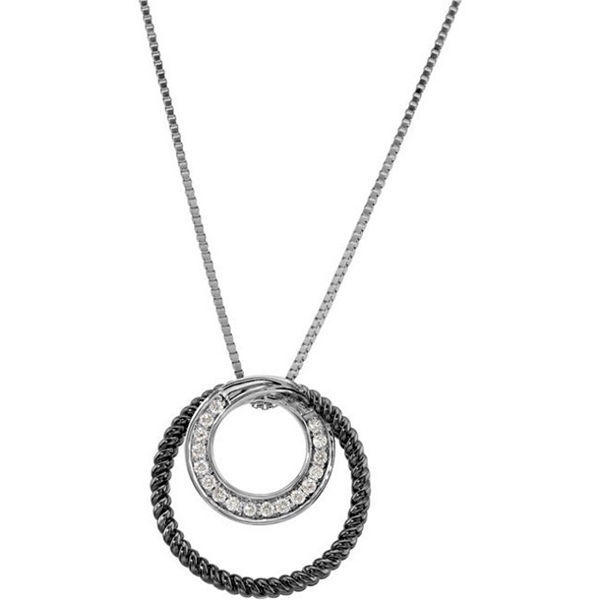 Picture of 0.17 Total Carat Classic Round Diamond Necklace