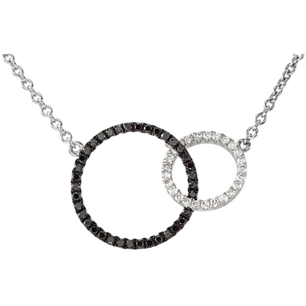 Picture of 0.33 Total Carat Classic Round Diamond Necklace