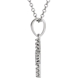 Picture of 0.17 Total Carat Designer Round Diamond Necklace