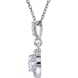 Picture of 0.50 Total Carat Halo Round Diamond Necklace