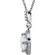 Picture of 1.17 Total Carat Halo Round Diamond Necklace