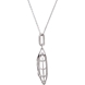 Picture of 0.06 Total Carat Designer Round Diamond Necklace