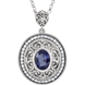 Picture of 0.13 Total Carat Designer Round Diamond Necklace