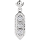 Picture of 0.50 Total Carat Three Stone Round Diamond Pendant