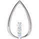 Picture of 0.50 Total Carat Three Stone Round Diamond Pendant