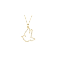 Picture of 0.25 Total Carat Designer Round Diamond Necklace