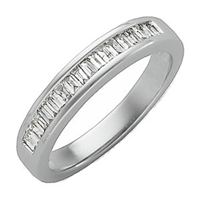 Picture of 0.33 Total Carat Anniversary Wedding Baguette Diamond Ring