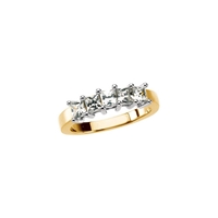 Picture of 0.75 Total Carat Anniversary Wedding Princess Diamond Ring
