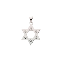 Picture of 0.12 Total Carat Star of David Round Diamond Pendant