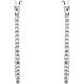 Picture of 1.00 Total Carat Hoop Round Diamond Earrings