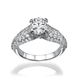 Picture of 2.19 Total Carat Designer Engagement Round Diamond Ring