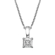 Picture of 0.40 Total Carat Solitaire Princess Diamond Pendant