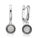 Picture of 0.54 Total Carat Drop Round Diamond Earrings