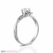 Picture of 0.86 Total Carat Designer Engagement Round Diamond Ring