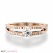 Picture of 0.66 Total Carat Designer Engagement Round Diamond Ring