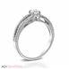 Picture of 0.86 Total Carat Designer Engagement Round Diamond Ring