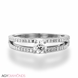 Picture of 0.86 Total Carat Designer Engagement Round Diamond Ring