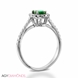 Picture of 0.70 Total Carat Halo Engagement Round Diamond Ring