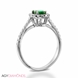 Picture of 0.80 Total Carat Halo Engagement Round Diamond Ring