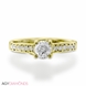 Picture of 0.52 Total Carat Classic Engagement Round Diamond Ring