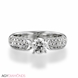 Picture of 0.63 Total Carat Classic Engagement Round Diamond Ring