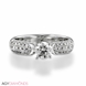 Picture of 1.08 Total Carat Classic Engagement Round Diamond Ring