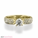 Picture of 0.63 Total Carat Classic Engagement Round Diamond Ring
