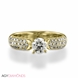 Picture of 0.78 Total Carat Classic Engagement Round Diamond Ring