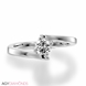 Picture of 0.25 Total Carat Solitaire Engagement Round Diamond Ring