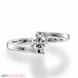 Picture of 0.80 Total Carat Solitaire Engagement Round Diamond Ring