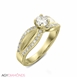 Picture of 0.54 Total Carat Designer Engagement Round Diamond Ring