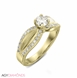 Picture of 1.29 Total Carat Designer Engagement Round Diamond Ring