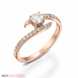 Picture of 0.54 Total Carat Designer Engagement Round Diamond Ring